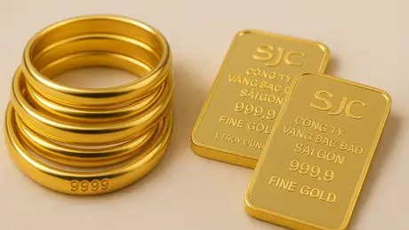Giá vàng miếng SJC ngày 21/5 ở mức 119,3 triệu đồng/lượng