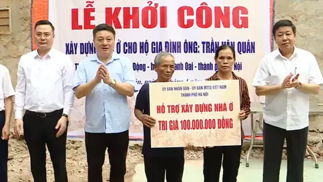 Hà Nội tiếp tục hỗ trợ 95 nhà Đại đoàn kết