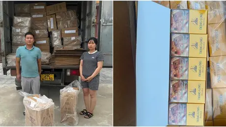 Triệt phá đường dây buôn bán thuốc lá giả qua mạng
