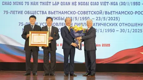 Kỷ niệm 75 năm Ngày truyền thống Hội hữu nghị Việt-Nga