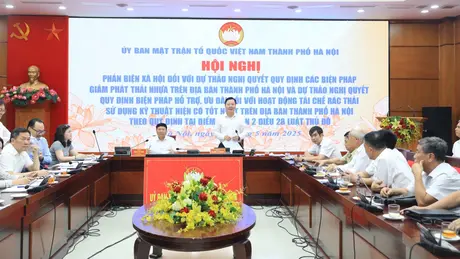 Ban hành hai Nghị quyết bảo vệ môi trường ở Hà Nội là cấp thiết