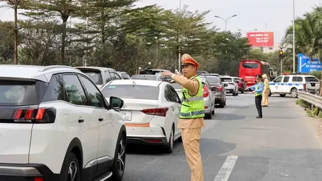 Phân luồng giao thông phục vụ Quốc tang ngày 24-25/5