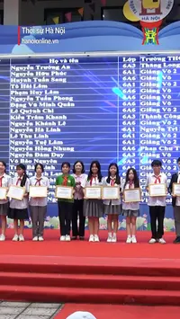 Hơn 1.000 học sinh quận Ba Đình đoạt giải thi Olympic