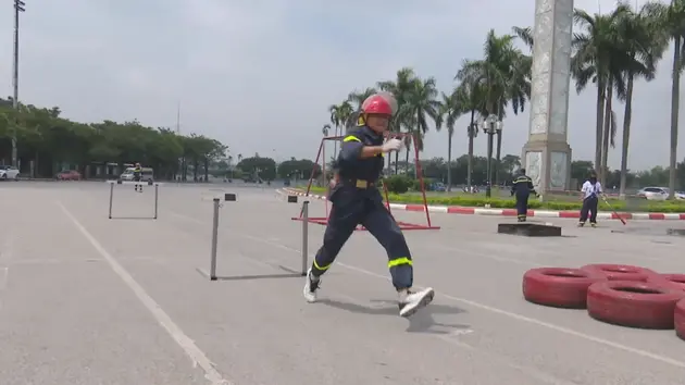 Sẵn sàng chuẩn bị cho hội thi PCCC toàn quốc