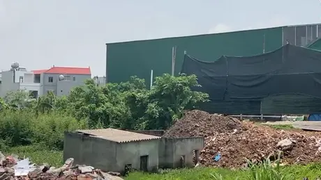 San lấp đất trái phép tại xã Ngọc Liệp