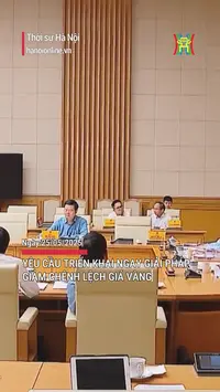 Yêu cầu triển khai ngay giải pháp giảm chênh lệch giá vàng