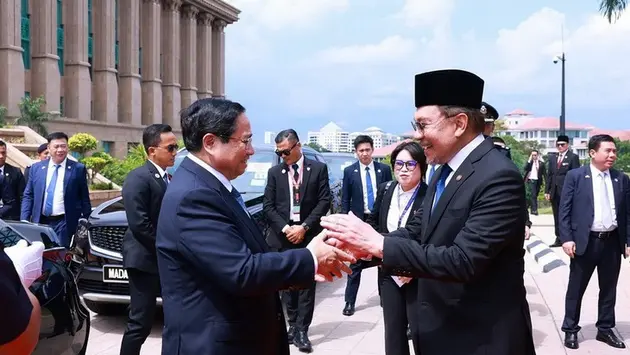 Lễ đón chính thức Thủ tướng Phạm Minh Chính thăm Malaysia