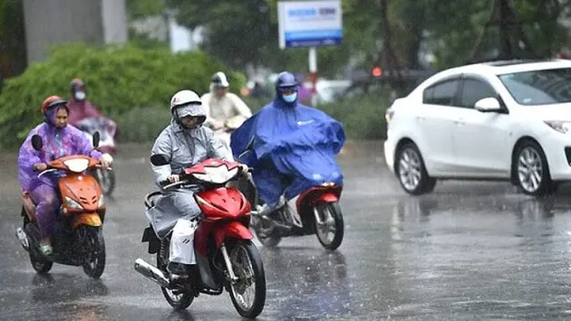 Không khí lạnh tràn về giữa mùa hè gây mưa diện rộng 