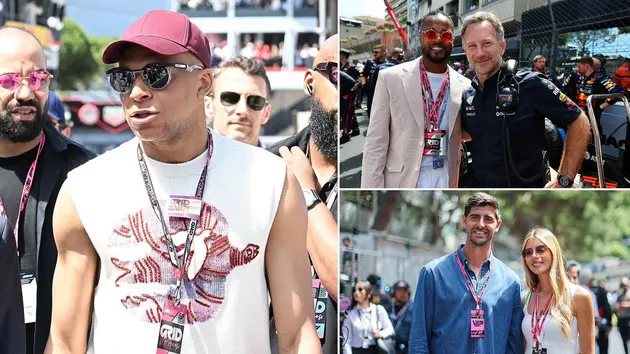 Dàn sao Bóng đá ‘đổ bộ’ chặng F1 Monaco
