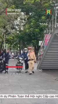 Hà Nội phạt nguội lưu động ô tô, xe máy