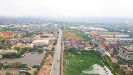 Dự án mở rộng QL1A qua Thanh Trì chậm tiến độ