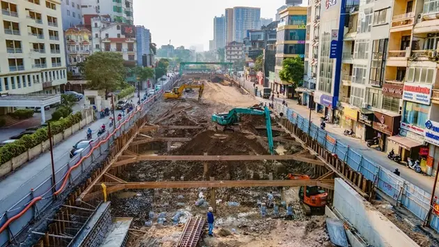 Hầm chui Kim Đồng-Giải Phóng sẽ thông xe đầu năm 2026