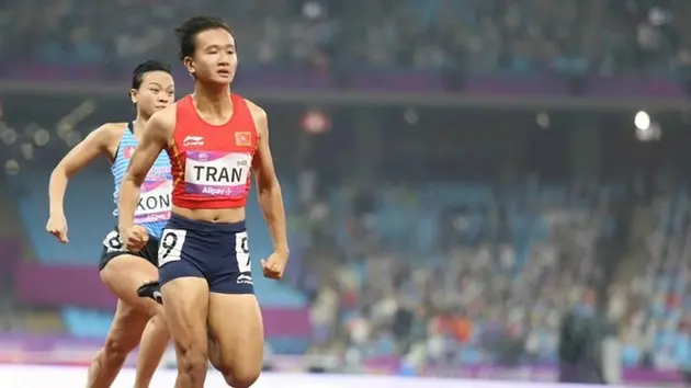 Nhi Yến giành Huy chương Đồng 100m nữ điền kinh châu Á
