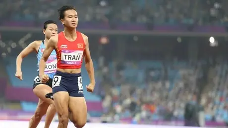 Nhi Yến giành Huy chương Đồng 100m nữ điền kinh châu Á