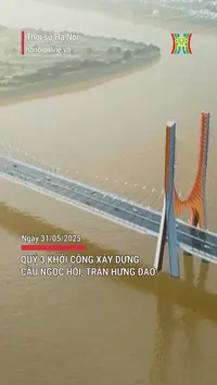 Quý III/2025 khởi công xây dựng cầu Ngọc Hồi, Trần Hưng Đạo