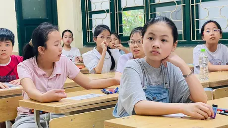 1 chọi 18 để vào lớp 6 trường THCS Nguyễn Tất Thành