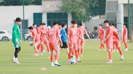 U22 Việt Nam hứng khởi trong buổi tập đầu tiên