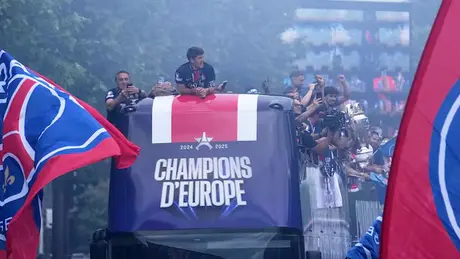 PSG ăn mừng chức vô địch UEFA Champions League