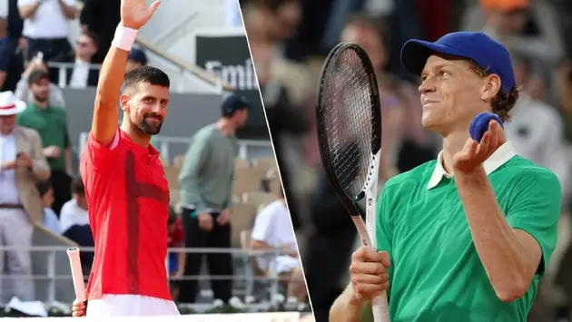 Djokovic và Sinner vào tứ kết Roland Garros