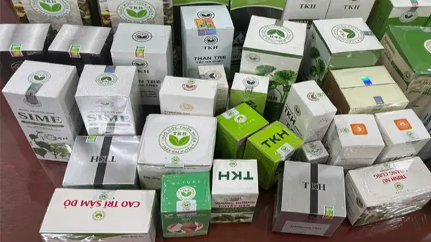 Phá đường dây sản xuất, buôn bán thuốc gia truyền giả