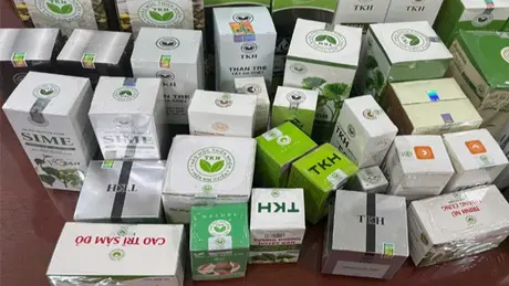 Phá đường dây sản xuất, buôn bán thuốc gia truyền giả