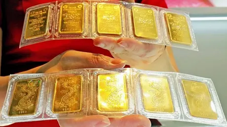 Giá vàng trong nước tăng, giảm trái chiều
