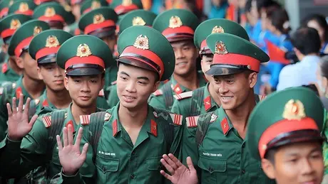 Hà Nội chào đón chiến sĩ tham gia diễu binh, diễu hành