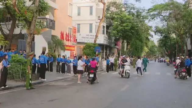 Không xảy ra tình trạng ùn tắc tại các điểm thi