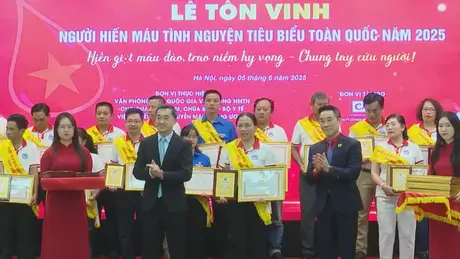 Tôn vinh 100 người hiến máu tiêu biểu năm 2025