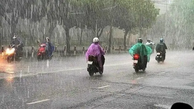 Thời tiết 9/6: Hà Nội có mưa lớn vào chiều và tối