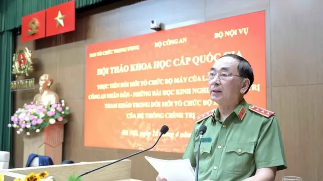 Thượng tướng Trần Quốc Tỏ được kéo dài thời gian giữ chức Thứ trưởng Bộ Công an