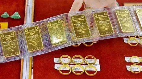 Vàng miếng tăng giá chiều mua vào