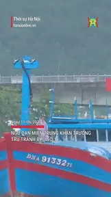 Ngư dân miền Trung khẩn trương tránh bão số 1