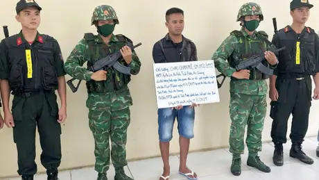 Bắt đối tượng giết người rồi bỏ trốn qua biên giới