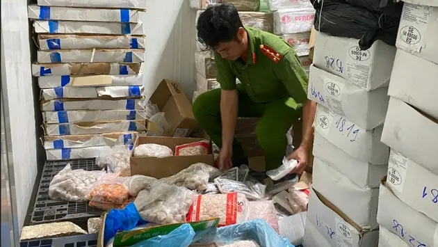 Phát hiện 70 tấn thịt không nguồn gốc ở TP.Hồ Chí Minh
