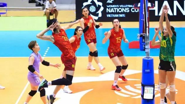 Việt Nam toàn thắng ở vòng bảng AVC Nations Cup 2025