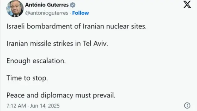 Cộng đồng quốc tế kêu gọi Israel, Iran ngừng leo thang