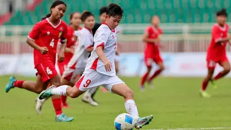 U19 nữ Việt Nam toàn thắng tại vòng bảng Đông Nam Á
