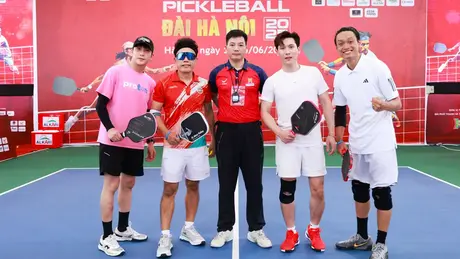 Khởi tranh giải Pickleball Đài Hà Nội 2025
