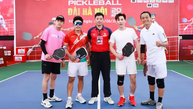 Khởi tranh giải Pickleball Đài Hà Nội 2025