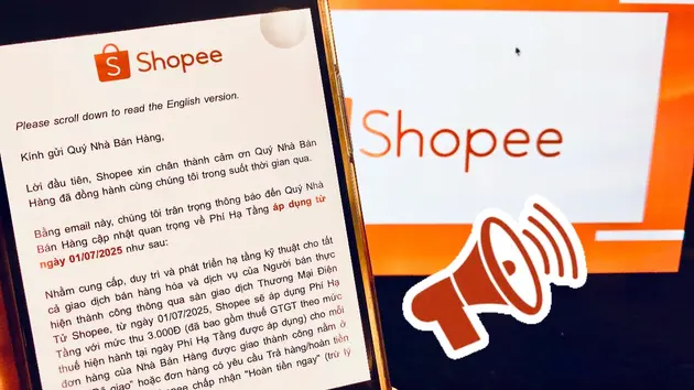 Shopee lý giải mục đích thu phí hạ tầng 3.000 đồng/đơn