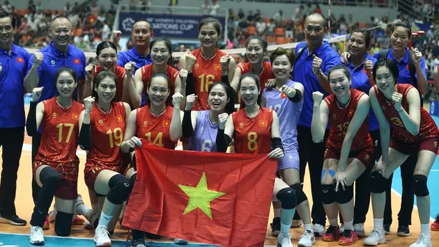 Việt Nam viết tiếp 'câu chuyện vàng' tại AVC Nations Cup 2025