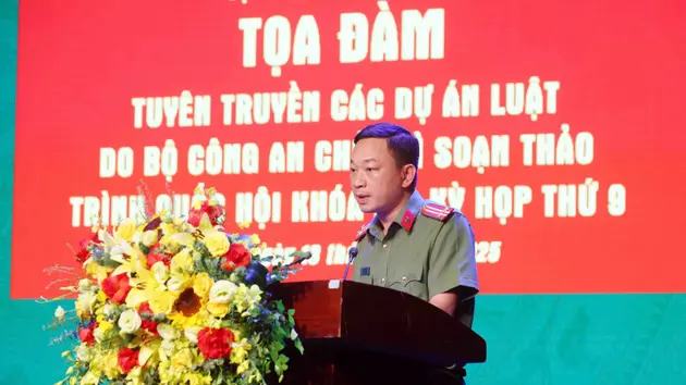 Tọa đàm trao đổi về các dự án luật Bộ Công an soạn