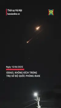 Israel không kích trúng trụ sở Bộ Quốc phòng Iran