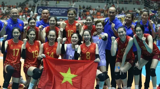 Bóng chuyền nữ Việt Nam ba lần vô địch AVC Nations Cup