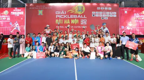 Giải Pickleball Đài Hà Nội 2025 khép lại với nhiều cảm xúc