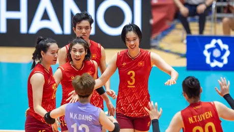 Bóng chuyền nữ Việt Nam tiến bộ tại AVC Nations Cup 2025