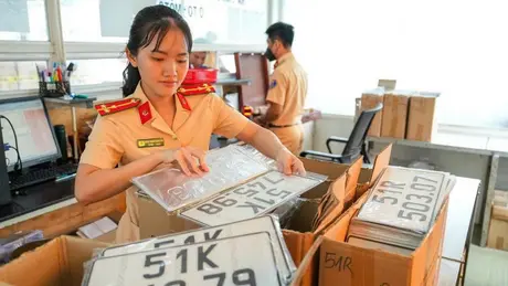Cục CSGT đề xuất giữ nguyên biển số xe sau sáp nhập