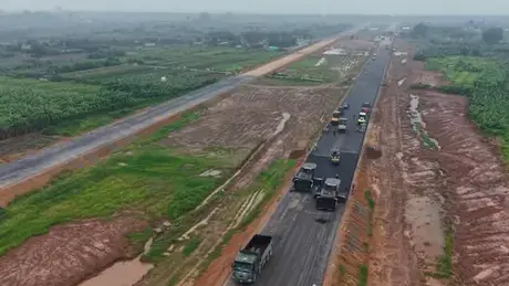 Gói thầu số 9 đường Vành đai 4 còn vướng mặt bằng