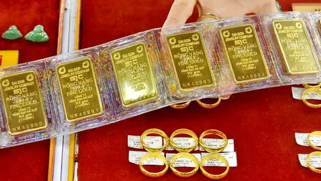 Giá vàng trong nước ngày 18/6 giảm, vàng thế giới bật tăng